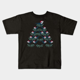 Whale christmas tree Kids T-Shirt